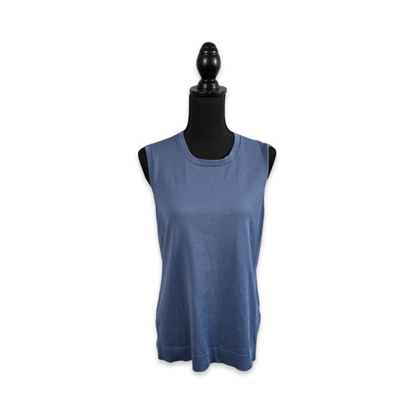 Pendleton Women’s Silk Blend Blue Sweater Vest Size Large - Picture 1 of 4